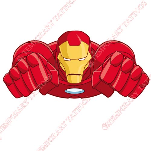 Iron Man Customize Temporary Tattoos Stickers NO.187